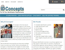 Tablet Screenshot of idconcepts.com